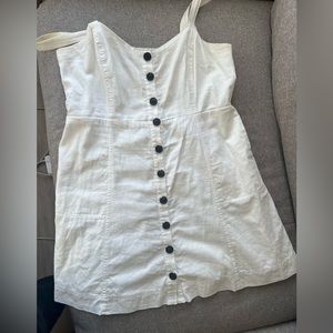 Madewell linen mini dress